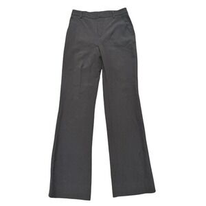 Zara Womens 2 Classic Brown Flare Trouser Pants Career Dressy Work XS